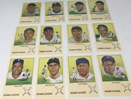 | baseball card set honoring the 1st 18 mlb negro league players unique history. Negro League Baseball Cards For Sale Ebay