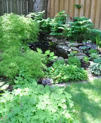 A Shade Garden In Oakville Ontario Shade Garden Shade Garden Design Outdoor Water Feature