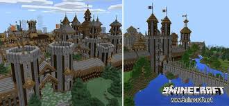 Kings Cathedral Map 9minecraft Net Minecraft Medieval Village Minecraft Medieval Cathedral