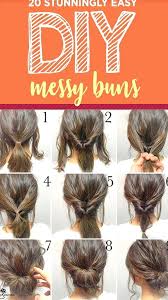 I think messy buns are so easy and effortless looking, plus just cool! 20 Stunningly Easy Diy Messy Buns Messy Hairstyles Look So Boho And Effortless That Its Hard Not Messy Hairstyles Hair Styles Hair Up Styles