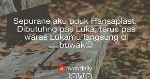 Terbaru 25 Gambar Kata Kata Jowo Keren 50 Gambar Quotes Kata Kata Pathdaily Jowo Baper Tentang From Www Koplakers Com Ka Di 2020 Gambar Gambar Lucu Kutipan Bijak