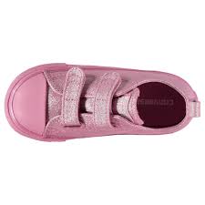 Details About Converse Glitter Trainers Girls Pink Shoes Footwear