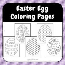 4 sizes of blank easter egg shapes to print and color 14 free st patrick's day printable coloring pages, puzzles & other fun for kids 14 baseball player coloring pages: Easter Egg Template Worksheets Teaching Resources Tpt