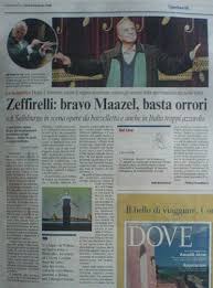 Opera Chic: Zeffirelli Joins The Fray: "Bravo Maazel, Enough With This  Horror". And Then Proceeds To Slam, Well, Everybody.