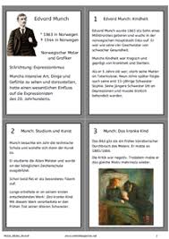 Maler Und Ihre Bilder Edvard Munch Edvard Munch Kunst Kunstunterricht