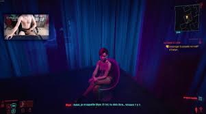 Cyberpunk 2077 - Sex Scene With Prostitutes - Streamer Forgot To Turn Off  His Camera -Big Dick Twink - FAPCAT