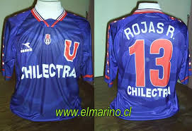 Universidad de chile santiago football soccer camiseta t shirt la u jersey mens. Universidad De Chile Home Football Shirt 1996