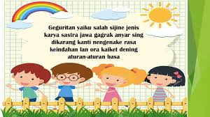 Maybe you would like to learn more about one of these? Bahasa Jawa Geguritan Converted