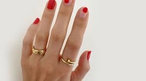 30 Red Nails Looks To Wear All Year Long Apply the nail tips onto each nail toward the end of your natural nail with nail glue.