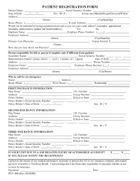 Free New Patient Medical Forms Beautiful Free Patient Registration Form Template In 2020 Registration Form Registration Form Sample Medical History