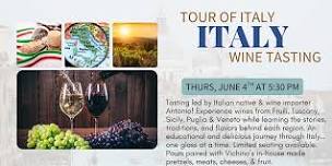 Tour Of Italy Wine Tasting