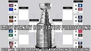 Hr home page > playoffs > 2021 nhl > stanley cup playoffs goalie statistics. My 2021 Post Trade Deadline Nhl Standings Stanley Cup Playoff Predictions Bracket Win Big Sports