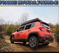 Jeep Renegadeoff Road Avec Tente De Toit Hussarde Quatro 4x4 Rutas