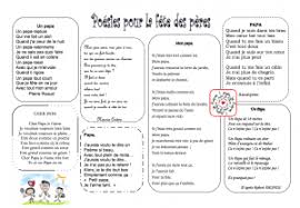 On dépose des « pâtés » de peinture, puis on glisse la feuille dans une pochette plastique. Poesies Pour La Fete Des Peres Le Jardin D Alysse