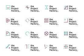 The Project Factory Sub Brands Branding Design Dynamic Logo Logo Branding Identity
