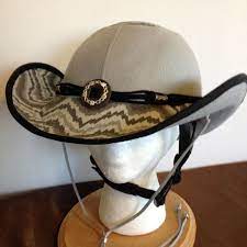 Equestrian Helmet Cover Hat Western Collection Etsy Equestrian Helmet Helmet Covers Cowboy Hats