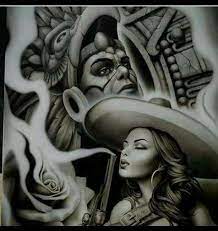 Charra Mexicana Amante De Guerreros Aguilas Chicano Art Tattoos Mexican Culture Art Mexican Art Tattoos