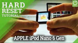 Hard Reset Apple Ipod Nano 6th Generation Restore Ipod Format Youtube