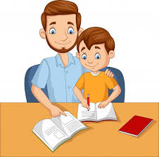 Besides, students are not supposed to get creative here read more>> Father Helping His Son Doing Homework Kids Canvas Art Father S Day Drawings Sequencing Activities Kindergarten