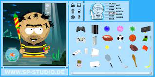 Create your own cartoon character in the style of south park. About Sp Studio
