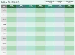 001 daily schedule template routine calendar archaicawful