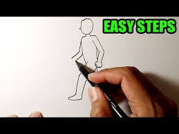 Some people can do it and some people can't. How To Draw People Walking Easy To Follow Youtube