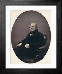 Franz Antoine Print: Man Seated in Armchair, 1850s-60s. Art Prints, Posters & Puzzles from Heritage Images