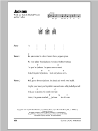 Check spelling or type a new query. Jackson Sheet Music Johnny Cash June Carter Guitar Chords Lyrics