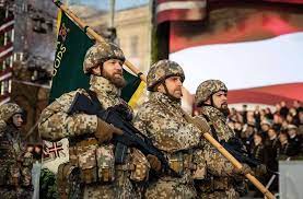 Latvia ranks and combat uniforms latvian army. A Military Parade Was Held In Riga In Honor Of The 100 Anniversary Of The Latvian