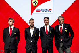 He's been with them for over 20 years. Kimi Raikkonen Sebastian Vettel Esteban Gutierrez Maurizio Arrivabene Ferrari 2015 Racefans