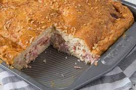 Pizza Gain Aka Pizzagaina Pizza Rustica Italian Easter Ham Pie Recipe Food Com Recipe Food Easter Dishes Easter Ham Pie