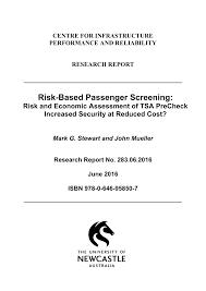 pdf risk based passenger screening risk and economic