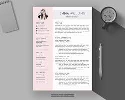 Creative Cv Template Curriculum Vitae Modern Resume Format Professional Resume Template Design Simple Resume 1 3 Page Ms Word Resume Job Resume Instant Download Cvtemplatesuk Com