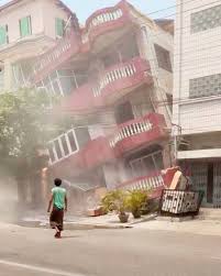 LOOK: First images of the aftermath of a powerful 7.7 magnitude earthquake  in central Myanmar. 📸 Contributed photos #trending #short #trendingnow  #bicollocofestival2024 #shortsreel #viralreelsシ #shortsreels #everyoneシ゚  #viral #share #shorts