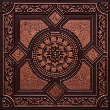 Maybe you would like to learn more about one of these? Faux Antique Copper 303ur Plastic Ul Rated Ceiling Tile Flat Design Can Be Glue On Clean Smooth Flath Surface Also Can Glued Over Popcorn Ceiling 24 X24 With Overlaping Edges Fire Rated Buy
