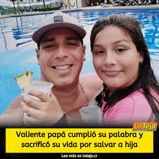 Andrés Sandí González, de 40 años, será recordado por sus seres queridos  como un verdadero héroe 🥹🖤 nota en comentarios #papá #hija