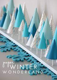 Paper Winter Wonderland Decor Winter Wonderland Decorations Winter Wonderland Christmas Wonderland Party Decorations