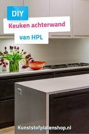 pin op keuken achterwand ideeen met kunststof plaat