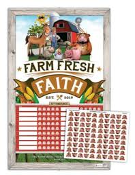 Farm Fresh Faith Attendance Chart And Stickers