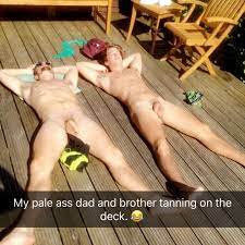 The naked housemates diaries: Dad and son!