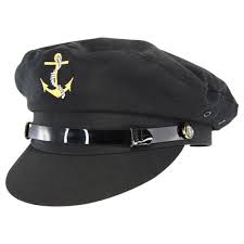 Hills Hats The Captains Cap Black Black