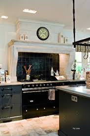 Lacanche Sully In Black With Chrome Trim French Country Kitchens French Kitchen Kitchen