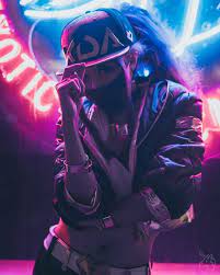 Photographer Akali Neon Shoot Imgur Neon Photography Cyberpunk Girl Neon Girl