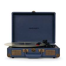 Crosley Cruiser Deluxe Vintage 3-Speed Bluetooth Suitcase Turntable, Mint :  Amazon.Co.Uk: Electronics & Photo