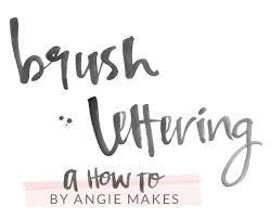 White and gold envelope calligraphy tutorial. How To Make Modern Brush Lettering Angie Makes Lettering Fonts Lettering Brush Lettering