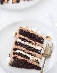 Hope you guys enjoy this marshmello face. Six Layer Chocolate Cake With Toasted Marshmallow Filling