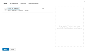 By transfer to maybank account name: Attachments In Zoho Mail
