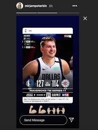 His father, sasa doncic, is a former basketball player and currently a coach in the slovenian league, while his mother is a former model, dancer, and sportswoman who currently runs a beauty salon in ljubljana. Luka Doncic Mom Mirjam Poterbin Posts Viral Instagram Photo After Big Win Game 7