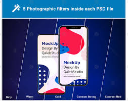 Download Ios Android Mockup In Device Mockups On Yellow Images Creative Store PSD Mockup Templates