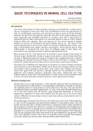 Cell culture refers to the removal of cells from an animal or plant and their subsequent growth in a favourable artificial environment. Pdf Cell Culture Basics Senggam Wakhet Academia Edu